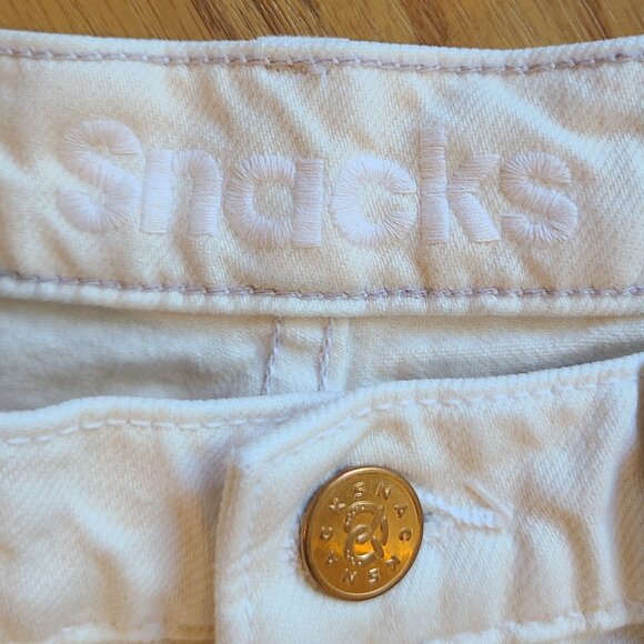 SNACKS by MOTHER DENIM HIGH-WAIST DOUBLE STACK ANKLE JEANS BALLOON/CARROT  sz 26 - Picture 7 of 9